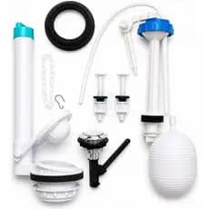 Kit Mecanismo Caixa Acoplada Universal com Válvula Superior Econômica Ajustável