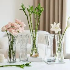 Vaso Acrílico PET com Design Luxuoso  para Sala Mesa Festa Decoração