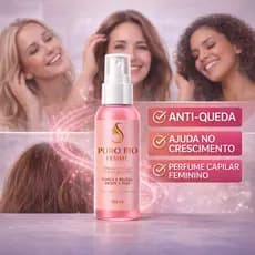 Tônico Capilar Fortalecedor Crescimento Fios Reduz Queda Raiz Tratamento Leve Cabelo e Sobrancelha