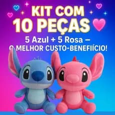 KIT 10 Pelucia 30CM Lilo e Stitch e Angel boneco brinquedo urso de pelúcia grande stitich ursinho
