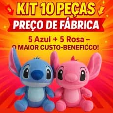 KIT 10 Pelucia 30CM Lilo e Stitch e Angel boneco brinquedo urso de pelúcia grande stitich ursinho B