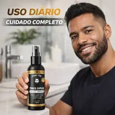 Tônico Capilar 15% Anti Queda Serum de Crescimento Poderoso Barba Cabelo Sobrancelha Bigode Kit a