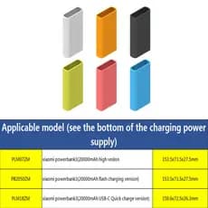 dreamedge11 Caixa Silicone Compatível Para Powerbank 20000mAh PLM07ZM PB2050ZM PLM18ZM Accessories