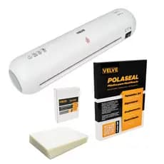 Plastificadora Laminadora Poliseladora A4 PLA41 + 100 Polaseal A4 + 100 Polaseal RG