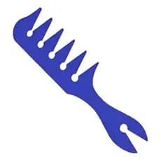 G10 Premiu - Pente Quiff Long Para Penteado Em Mechas - Azul