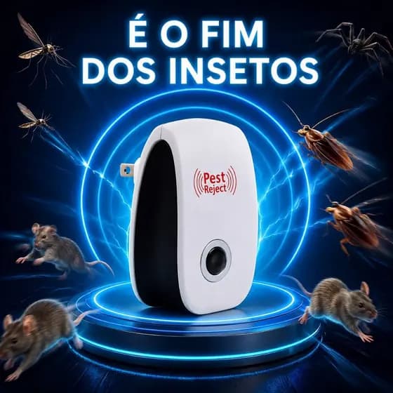 kit 2/3/4unidade Repelente Eletrônico Ultrassônico Mosca Pernilongos Baratas Morcegos repele e Espanta Ratos bivolt