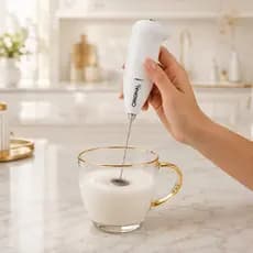 Mixer Elétrico Portátil Original Line Premium – Espuma Perfeita para Café, Leite e Cappuccino