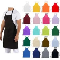 5 Avental Oxford C/Bolso Reforçado Cozinha Churrasqueiro Restaurante Uniforme Pizzaria Unisex