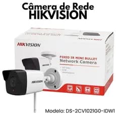 Câmera de Rede Wi-fi / 2MP / IP66 Hikvision DS-2CV1021G0-IDW1 Network Camera