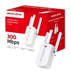 Repetidor de sinal Wi-fi Mercusys MW300RE 2,4GHz 300Mbps