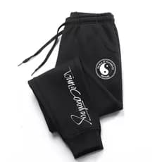 Calça Moletom Flanelado Confortável Estilo Jogger Casual Yng Yang Unissex