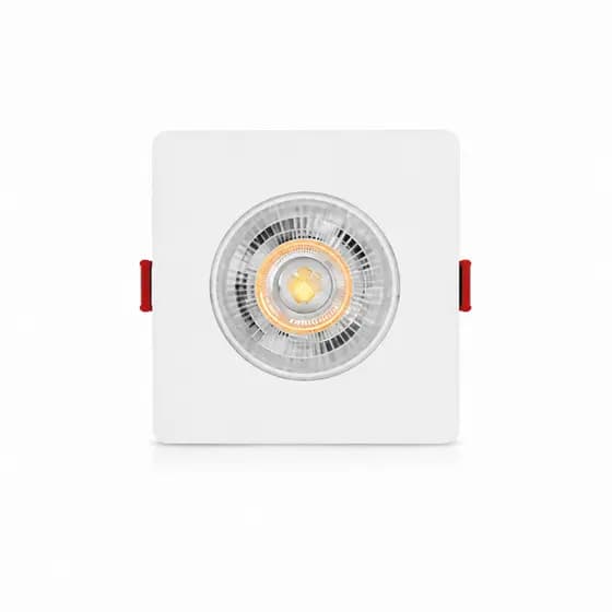 Spot LED 5W Quadrado Embutir Branco Frio/ branco quente– Econômico, Moderno e Super Iluminação  Teto Sanca