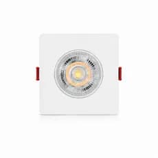 Spot led 7w Embutir Quadrado Branco frio/Branco Quente Casa Decora cação Iluminação