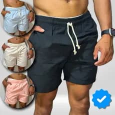 Short Linho Masculino original Premium - Bermuda em Linho moda Praia verão