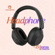 Fones De Ouvido Bluetooth 6 Super bass Headset 25h Hi-Res Hmaston SN41