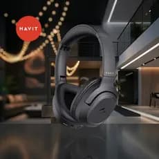 Fone De Ouvido Bluetooth Havit H612BT Headphone Sem Fio 50h Bateria