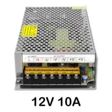 Fonte chaveada 110/220v 50/60 Hz 12V 10A