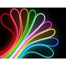 fita led neon flexível 5 metro Mangueira IP65 à prova d'água com ou sem fonte
