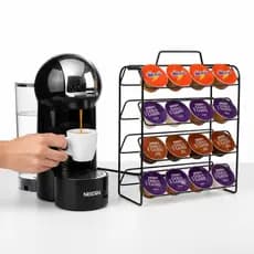 Suporte Porta 32 Cápsulas Cafe Dolce Gusto Cafe Preta