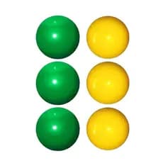 Bolas Vinil 35 cm Verde Bandeira e Amarela Copa do Mundo Brasil C/6/12/24