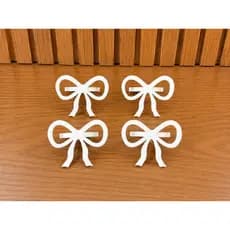 KIT 4 Porta Guardanapos Laço Decorativo Elegante para Mesa Posta Casamento Batizado Aniversário