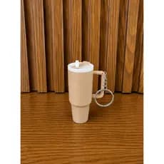 Mini Copo Tumbler Chaveiro Porta Hidratante Labial Batom Gloss Acessório Para Bolsa