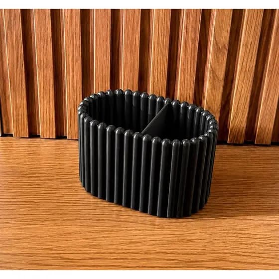 Organizador de Mesa Porta Canetas Home Office com Divisória Presente Dia dos Pais
