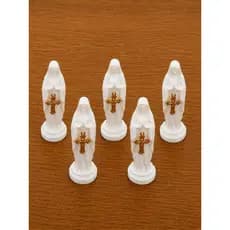 Kit Lembrancinha Nossa Senhora Crucifixo para  Batizado Casamento Crisma Primeira Comunhão Religioso