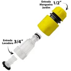 Engate 3/4 Com Filtro Compatível Com Lavadora Alta Pressão