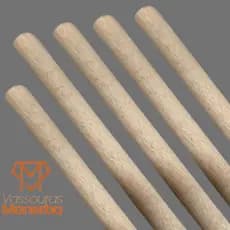 5 CABOS MADEIRA 120CM ( CABO CRU, LISO, SEM ROSCA) LIMPEZA VASSOURAS RODO