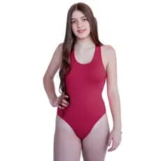 Maiô Feminino Frente Única Body Juvenil Costas Detalhe Cruzado Texturizado Todo Forrado Lançamento