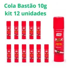 Cola Bastão LYKE 10g kit 12 unidades