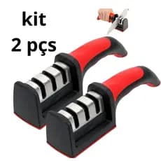 Amolador Facas Afiador Kit 2 peças amolar, afiar, facas
