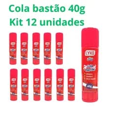 Cola Bastão LYKE 40g ki 12 unidades