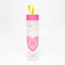GARRAFA PLASTICA PINK VIBES C/1UND LEOARTE