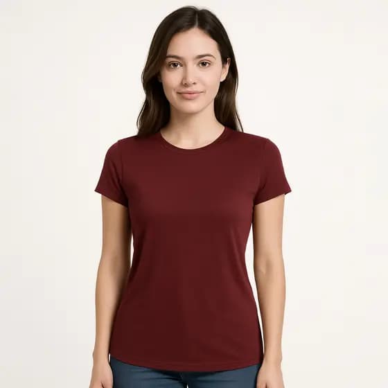 Blusa Feminina Básica Blusa Baby Look Feminina Moda Casual