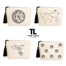 Necessaire Estampada 100% Algodão