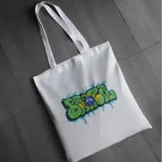 Bolsa Ecobag Brasil Grafite Ecológica 100% Algodão
