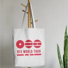 Ecobag BTS Sacola Ecológica 100% Algodão