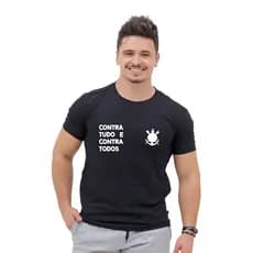 Camiseta Corinthians Timão Masculina Personalizada