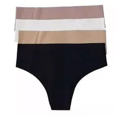Kit 2 Calcinha Cintura Alta Sem Costura – Modela a Barriga e Não Marca