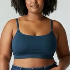 Top Reto fitness de Poliamida duplo Plus Size confortável com sustentação