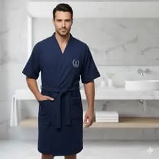 Roupão Atoalhado Masculino Adulto Marinheiro