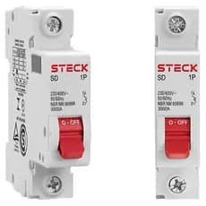 KIT 2 Disjuntores STECK Unipolar Monopolar 6A |10A | 16A | 20A | 25A | 32A  STECK