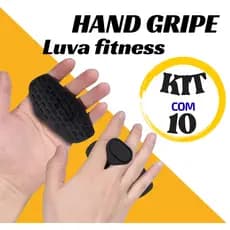 Hand Grip 10 Pares de Luva para Musculação Protetor Pegada Antiderrapante Halter ou Barra kit ideal para academia