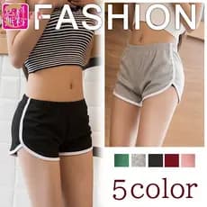 Meninas shorts casuais calças quentes praia shorts elásticos esportes cintura shorts feminino shorts de Fitness calças f
