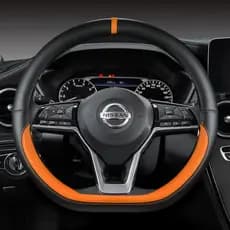 Capa De Volante Do Carro Para Nissan X-Trail Qashqai Março Serena Micra Kicks 2017-2019 Altima Teana 2019 Acessórios Aut