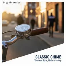 Sino De Aviso De Segurança Ao Ar Livre Para Scooters E Bicicletas Dispositivo De Buzina De Ferro Alto