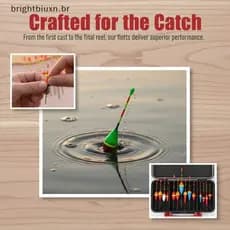 Conjunto De Flutuadores De Pesca De Precisão 10 Unidades Bobber Sti De Sensibilidade Aprimorada Para Eventos Esportivos