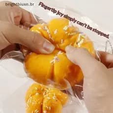 Brinquedo Realista De Pão De Abóbora , Portátil , Não Tóxico , De Apertar Para Crianças , Adultos , Escritório , Alívio